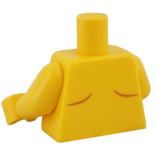 LEGO レゴ アクセサリー トルソー(裸/マッスル2) パーツ 部品 後ろ画像