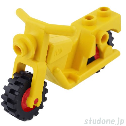 LEGO レゴ アクセサリー 乗り物パーツ バイク(イエロー) 部品