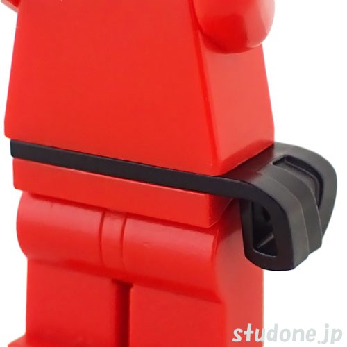LEGO レゴ アクセサリー フード・TYPE4(ブラック) パーツ 部品 正面画像