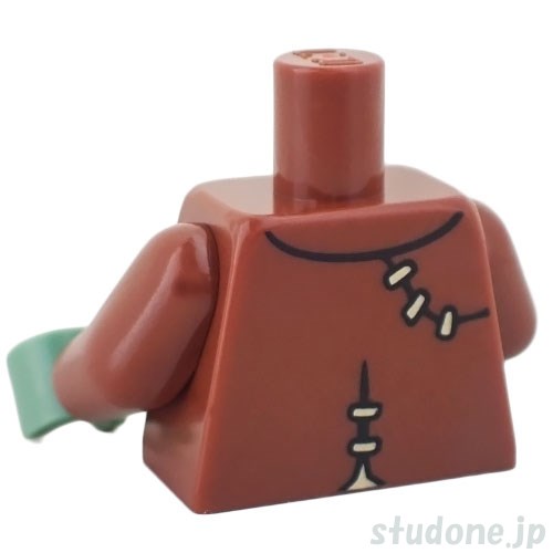 LEGO レゴ アクセサリー トルソー(フランケンシュタイン・twn528) パーツ 部品 後ろ画像