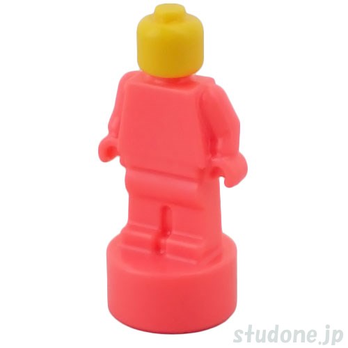 LEGO レゴ アクセサリー フィグスタチュー1x1(コーラル/イエロー ヘッド) パーツ 部品