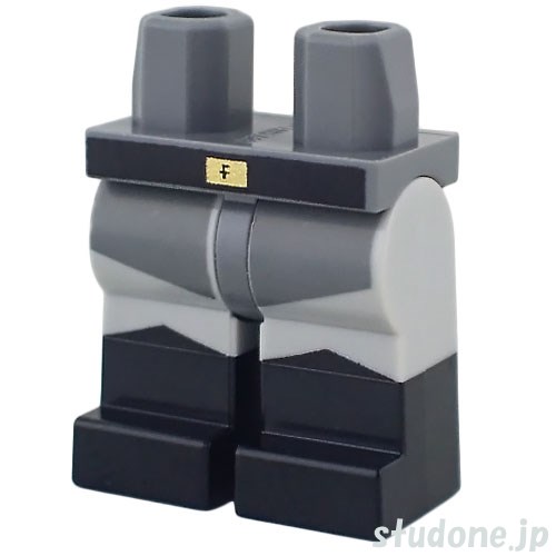 LEGO レゴ アクセサリー レッグ(ダークブルーイッシュグレー/ライトブルーイッシュグレー・ブーツ) パーツ 部品
