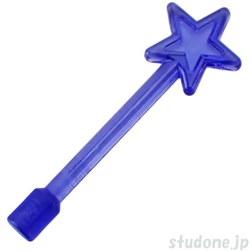 LEGO レゴ アクセサリー 魔法のステッキ・ショートハンドル(トランスパープル) パーツ 部品