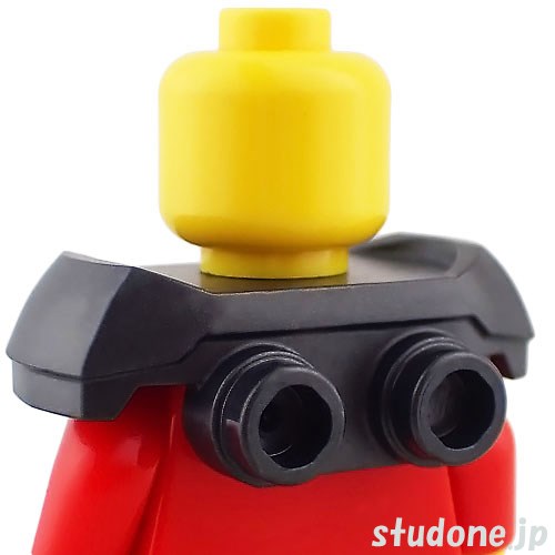 LEGO レゴ アクセサリー ショルダーパッド・ステップ バック2スタッド(パールダークグレー) パーツ 部品 後ろ画像